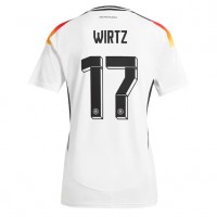 Nemecko Florian Wirtz #17 Domáci Ženy futbalový dres ME 2024 Krátky Rukáv